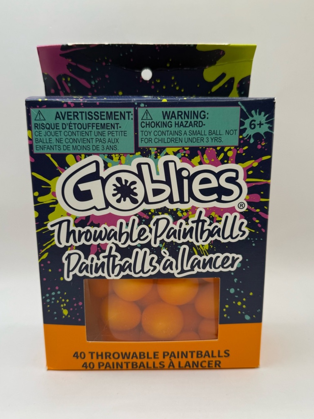 Goblies Throwable Paintballs, 40 Count PAINT Color Varies